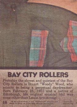 1975 Topps Bay City Rollers #18 A Sign Of Thanks! Back