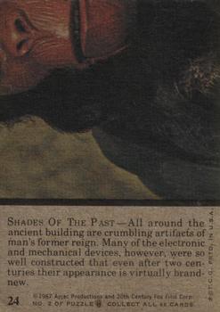 1975 Topps Planet of the Apes #24 Shades of the Past Back