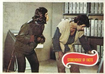 1975 Topps Planet of the Apes #25 Storehouse of Facts Front