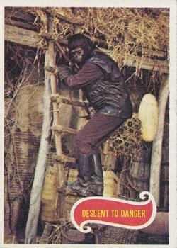1975 Topps Planet of the Apes #44 Descent to Danger Front