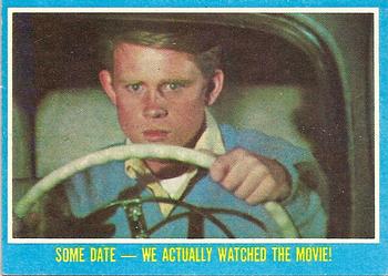 1976 Topps Happy Days #6 Some Date - We Actually Watched the Movie! Front