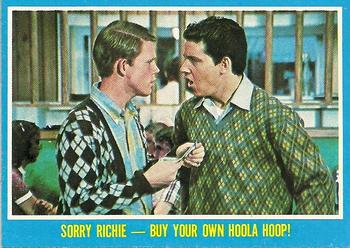1976 Topps Happy Days #17 Sorry Richie - Buy Your Own Hoola Hoop! Front