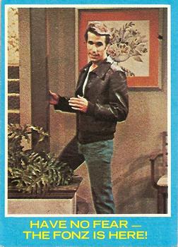 1976 Topps Happy Days #24 Have No Fear - The Fonz Is Here! Front