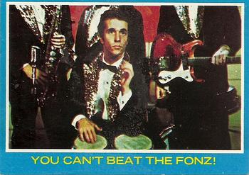 1976 Topps Happy Days #39 You Can't Beat the Fonz! Front