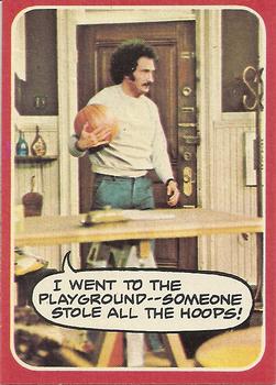 1976 Topps Welcome Back Kotter #17 I went to the playground--someone stole all the hoops! Front