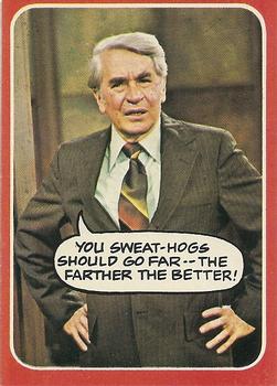 1976 Topps Welcome Back Kotter #28 You Sweat-Hogs should go far-- the farther the better! Front