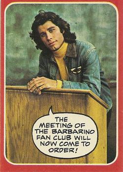 1976 Topps Welcome Back Kotter #42 The meeting of the Barbarino fan club will now come to order! Front
