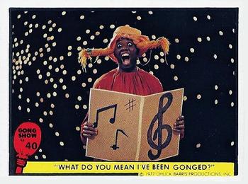 1977 Fleer Gong Show #40 