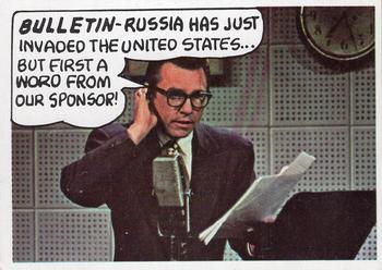 1968 Topps Rowan & Martin's Laugh-In #7 Bulletin - Russia has just invaded the United States... Front