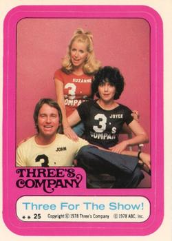 1978 Topps Three's Company #25 Three For The Show! Front