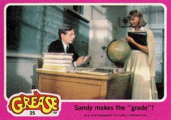 1978 Topps Grease #25 Sandy makes the 