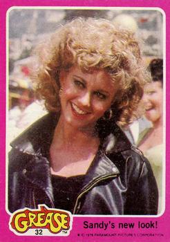 1978 Topps Grease #32 Sandy's new look! Front