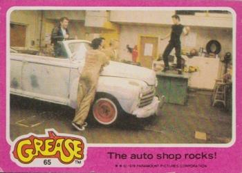 1978 Topps Grease #65 The auto shop rocks! Front