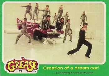 1978 Topps Grease #71 Creation of a dream car! Front