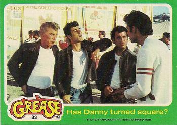 1978 Topps Grease #83 Has Danny turned square? Front