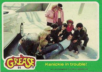 1978 Topps Grease #84 Kenickie in trouble! Front
