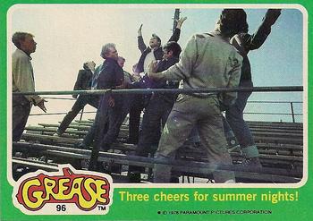 1978 Topps Grease #96 Three cheers for summer nights! Front