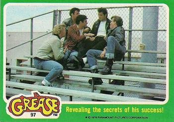 1978 Topps Grease #97 Revealing the secrets of success! Front