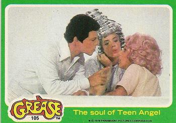 1978 Topps Grease #105 The soul of Teen Angel Front