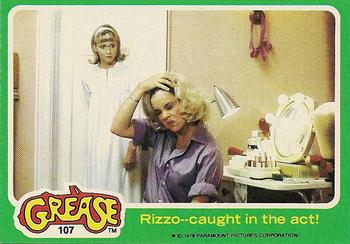 1978 Topps Grease #107 Rizzo--caught in the act! Front