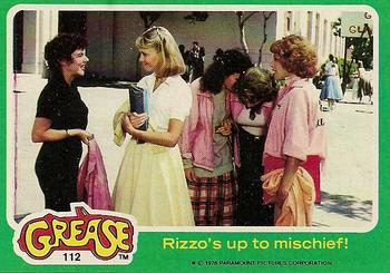 1978 Topps Grease #112 Rizzo's up to mischief! Front
