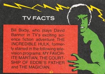 1979 Topps The Incredible Hulk #4 Birth of the Beast Man Back