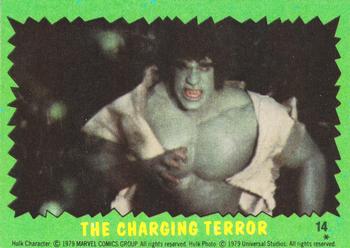 1979 Topps The Incredible Hulk #14 The Charging Terror Front