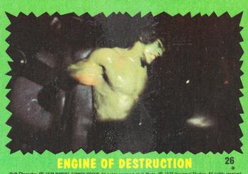 1979 Topps The Incredible Hulk #26 Engine of Destruction Front