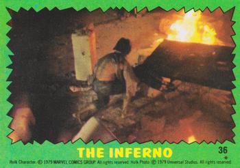 1979 Topps The Incredible Hulk #36 The Inferno Front