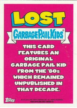 2013 Topps Chrome Garbage Pail Kids 1985 Original Series 1 - Atomic Refractors #L1a Pickled Pete Back