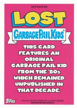 2013 Topps Chrome Garbage Pail Kids 1985 Original Series 1 - X-Fractors #L4a Arach Ned Back
