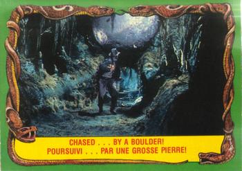 1981 O-Pee-Chee Raiders of the Lost Ark #12 Chased...By A Boulder! Front