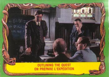 1981 O-Pee-Chee Raiders of the Lost Ark #18 Outlining The Quest Front