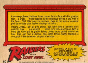 1981 O-Pee-Chee Raiders of the Lost Ark #60 