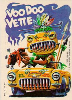 1980 Topps Weird Wheels #7 Voo Doo Vette Front