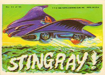 1980 Topps Weird Wheels #11 Stingray Front