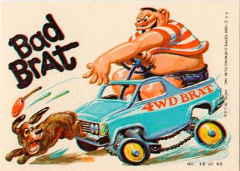 1980 Topps Weird Wheels #12 Bad Brat Front