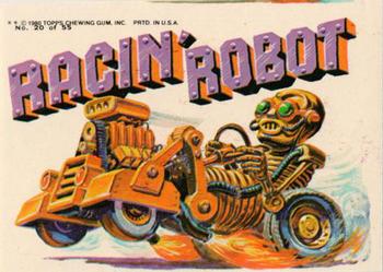 1980 Topps Weird Wheels #20 Ragin' Robot Front