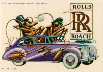 1980 Topps Weird Wheels #37 Rolls Roach Front