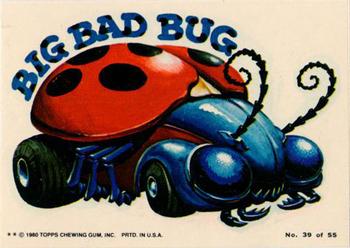 1980 Topps Weird Wheels #39 Big Bad Bug Front