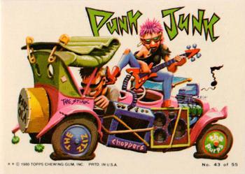 1980 Topps Weird Wheels #43 Punk Junk Front