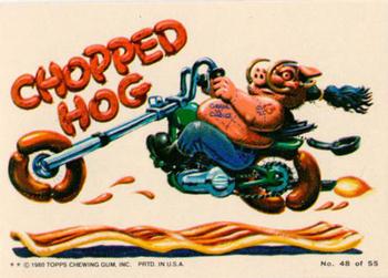 1980 Topps Weird Wheels #48 Chopped Hog Front