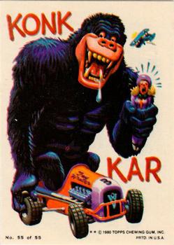 1980 Topps Weird Wheels #55 Konk Kar Front