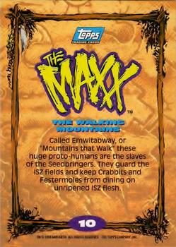 1993 Topps The Maxx #10 The Walking Mountains Back