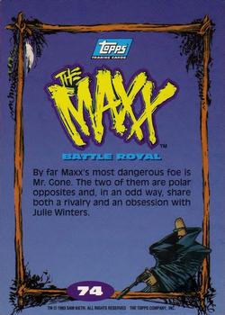1993 Topps The Maxx #74 Battle Royal Back