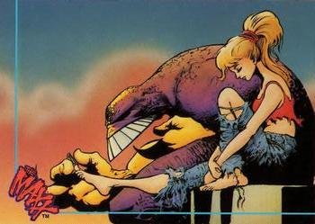 1993 Topps The Maxx #86 Maxx and Julie Front