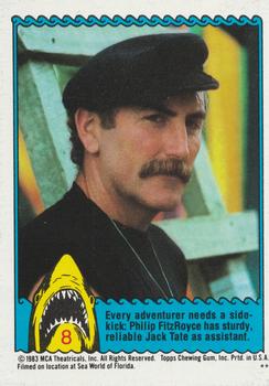 1983 Topps Jaws 3-D #8 Jack Tate Front