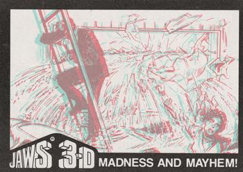 1983 Topps Jaws 3-D #37 Innocent water skiers Back