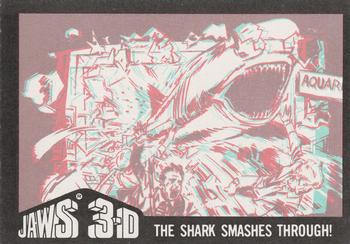 1983 Topps Jaws 3-D #41 Sea World scientists Back