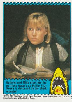 1983 Topps Jaws 3-D #42 Kathryn Morgan Front